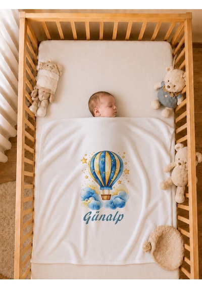 Pia Baby Erkek Bebek Hastane Çıkışı 4 Lü Tulum Seti %100 Pamuk Kişiye Özel İsim Baskılı Battaniyeli 1061bt3x Krem