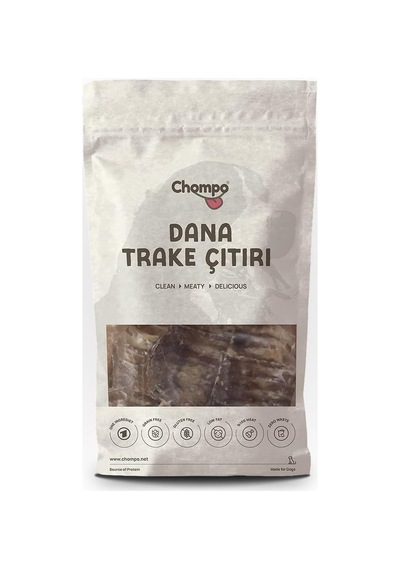 Chompo Dana Trake Çıtırı 100% Doğal Katkısız Köpek Ödül Maması 100 Gr / Tek İçerik
