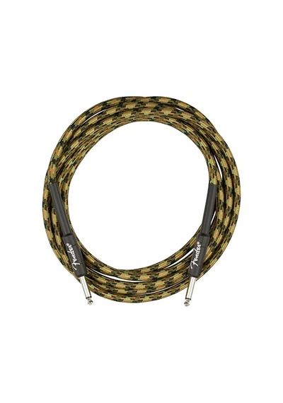 Fender Professional Düz/düz Uçlu 3m Woodland Camo Enstrüman Kablosu