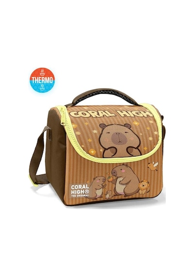 Coral High Kids Kapibara Desenli Thermo Beslenme Çantası 11799 Çok Renkli