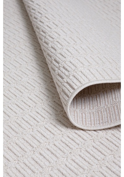 Seyran Loopy 621 Krem Halı Ince Mutfak Kilim Salon Kesme Halı Yolluk Krem