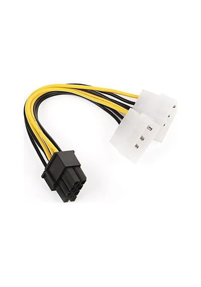 8 Pin Pcıe To 2X4 Pin Molex Ekran Kartı Power Kablosu