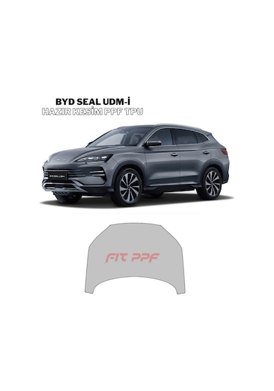 Byd Seal U Dm-i Hazır Kesim, 210 Mikron Premium Tpu Ppf Film Şeffaf Boya Koruma-ön Kaput