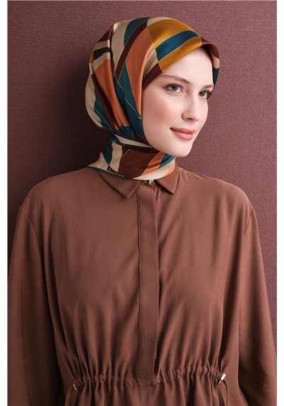 Armine Saf İpek Sura Eşarp 9633d 83 Pudra Pembe