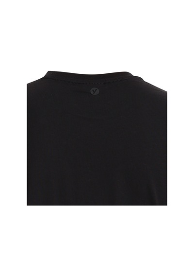 Sportive Bane Erkek Siyah Günlük Stil T-shirt 26ye0017-syh