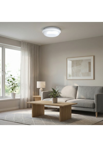 Mutlusan Ledli Armatür Beyaz Işık 16 CM Beyaz