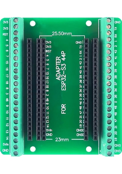 Esp32 Genişleme Kartı Klemens Soket Esp32-s3 44 Pin Hızlı Prototipleme Kolay Bağlantı 25.5mm