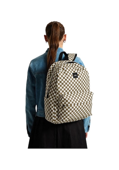 Vans Old Skool Check Backpack Uniseks Kahverengi Sırt Çantası - Vn000h4x