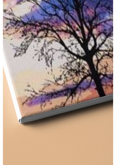 Webstyle Sayılarla Boyama Seti Kasnaklı Yalnız Ağaç 50 X 65 Cm