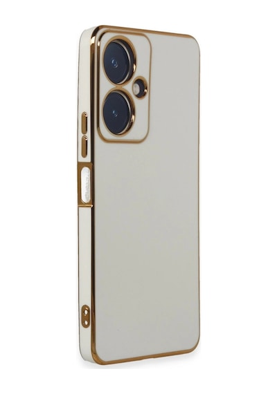 Vivo Y27 Kılıf Volet Silikon - Beyaz İtdark37494