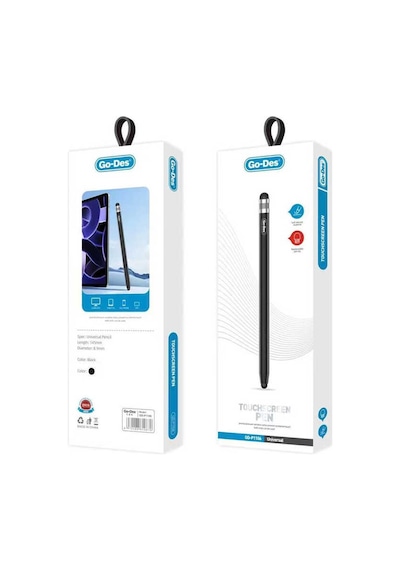 Go Des GD-P1106 Üniversal Telefon ve Tablet Dokunmatik Kalem  Siyah