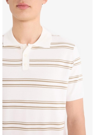 DeFacto Regular Fit Polo Yaka Kısa Kollu Yumuşak Tuşeli Triko Tişört E2665AX25SPER100