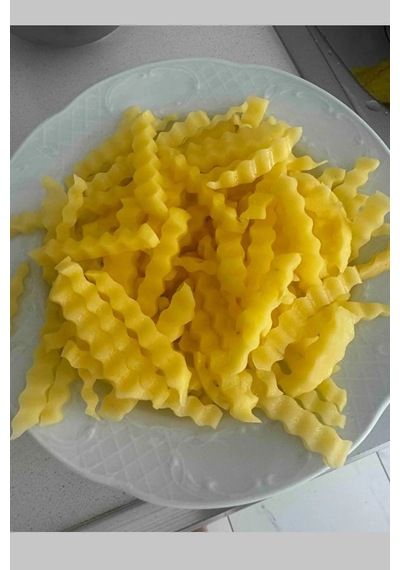 Cips Patates Doğrayıcı Şekilli Sebze Ve Meyve Dilimleyici Hamur Kesme Aparatı Renkli