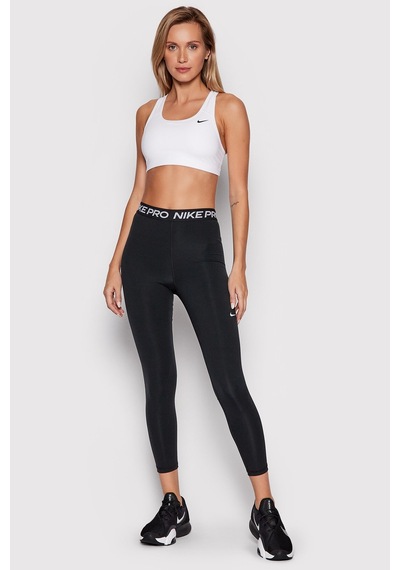 Nike Pro 365 Mid-rise Crop Training Legging Tight Fit Toparlayıcı Siyah Tayt Siyah