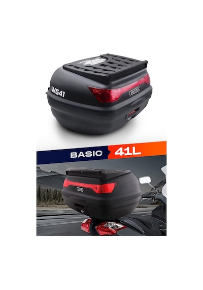 Wogen 41 Litre Basic Motosiklet Çantası - Siyah - 1405 001
