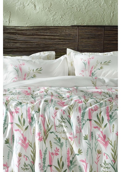 Yataş Bedding Hana Çift Kişilik  Pike Takımı - Pembe