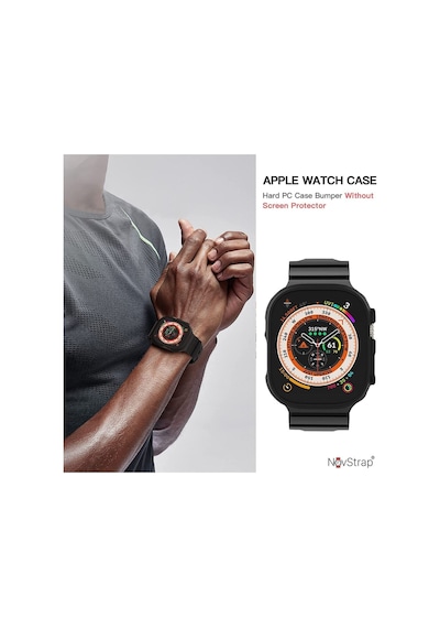 Apple Watch Ultra 49mm Uyumlu Kılıf Apple Watch Ultra Kasa Koruyucu Sert Pc