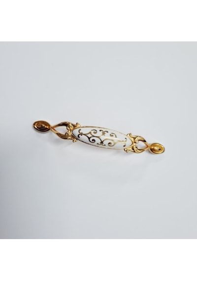 Miray 96 Mm Metal Gold Porselen Motif Desenli / 5 Adet Altın