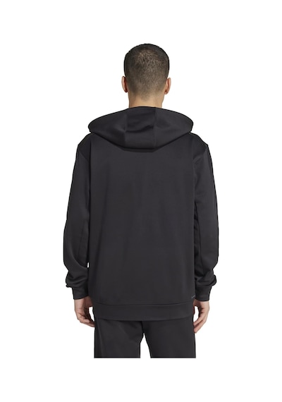 Black Adidas Erkek Günlük Kapşonlu Eşofman Üstü Gg Fz Hd Jm1033 SiYAH