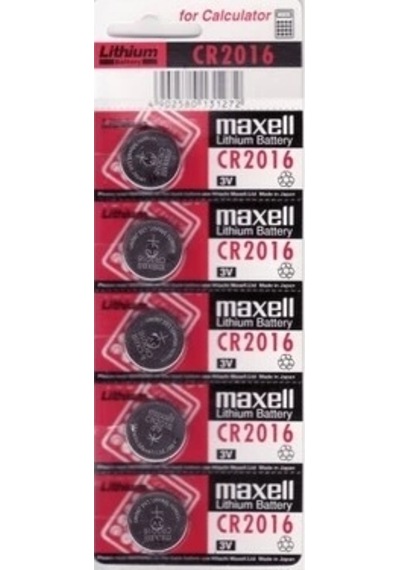 Just Cheap Store Maxell Cr2016 3v Lityum Düğme Pil 5'li Paket