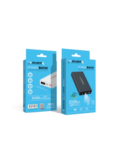 Enerx Enr-p20188dc 20.000 Mah 2.1 Amper Dijital Göstergeli Powerbank