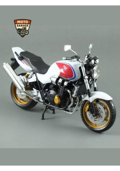 Honda Cb1300 F Beyaz & Kırmızı 1:12 Diecast Motosiklet Modeli Automaxx Premium Lisanslı