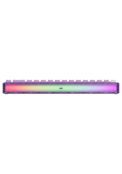 Akko Ray68 He Misty Purple White %65 Astroaim Manyetik Switch 8k Hz Hall Effect Hotswap Argb Kablosuz İngilizce Gaming Klavye