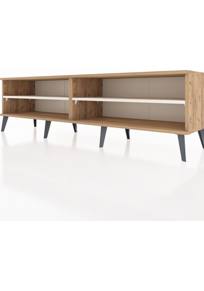Hyperion Tv Ünitesi 2 Raflı 176x44x51 Çam-çam/aytaşı Atlas Çam/aytası Hyperion Tv Ünitesi 2 Raflı 176x44x51 Çam-çam/aytaşı Atlas Çam/aytası