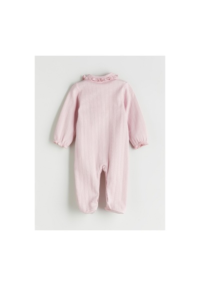 Alıta Cıty Farkıyla Lcw Baby Pembe Bebe Yaka Kız Bebek Tulum - 940159397