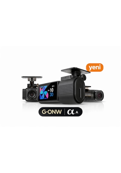 Gnet Gonw3 Alpha 3 Kameralı Fullhd Türkçe Lcd Ekranlı Araç Kamerası