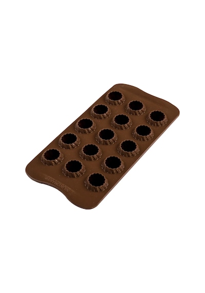 22.147.77.0065 Silikomart Scg47 3d Choco Flame Silikon Kalıp Kahverengi