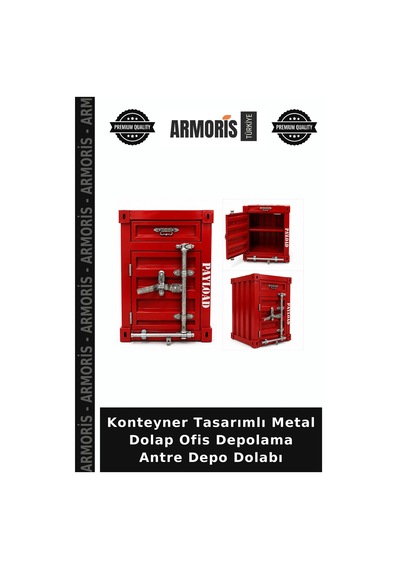 Konteyner Tasarımlı Metal Dolap Ofis Depolama Antre Depo Dolabı Çok Renkli Konteyner Tasarımlı Metal Dolap Ofis Depolama Antre Depo Dolabı Çok Renkli