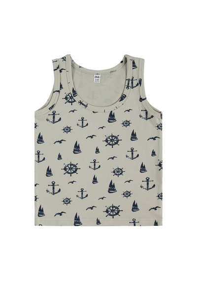 Civil Boys Erkek Çocuk Sailor 2-12 Yaş 2'li Atlet - Standart