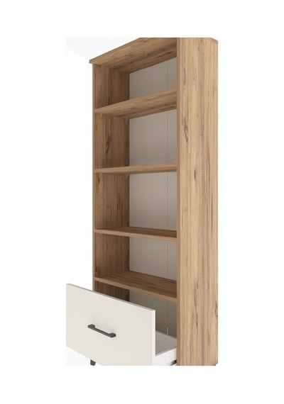 Arges Dolap 4 Raflı Tek Çekmeceli 60x30x163 Çam-aytaşı Atlas Çam