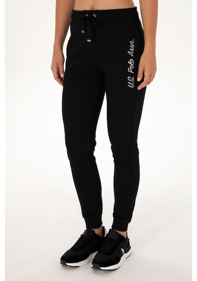 U.S. Polo Assn. Kadın Siyah Jogger Eşofman Altı 50314364-VR046