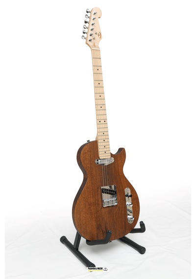 Elektro Gitar Telecaster Ceviz Custom Yıllanmış Ağaç Kişiye Özel Siyah