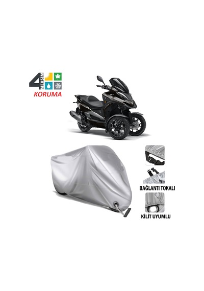 Qooder QV3 Motosiklet Brandası ( Kilit Uyumlu