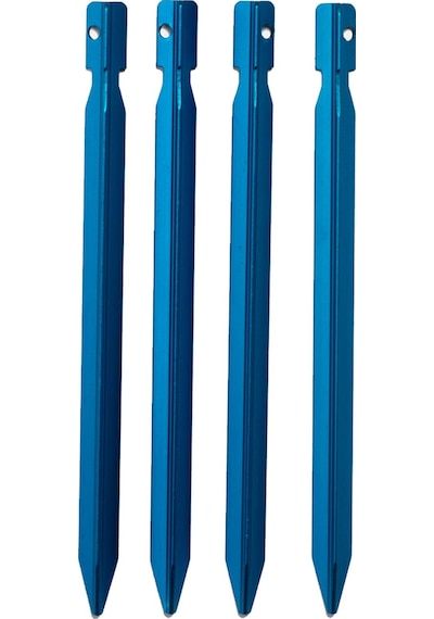 ALPİNİST ALÜMİNYUM 6061 ÇADIR KAZIĞI 18CM Mavi