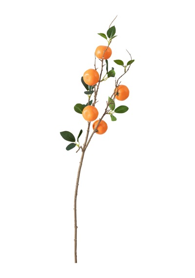 Mudo Home Mandalina Dal Çiçek 75 Cm Turuncu