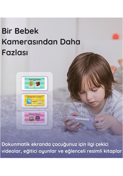 Hubble Nursery Pal Deluxe 5 Dijital Ekranlı Bebek Kamerası Beyaz / Beyaz