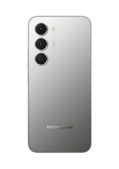 Tecno Spark 40 Pro Gri Arka Cam Batarya Pil Kapağı Telefon Arka Kapak