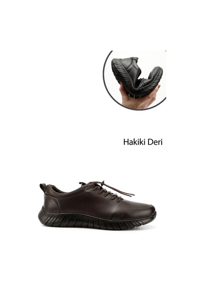 Gönderi(R) Gönderi R Erkek Kahve Antik Bağcıklı Kauçuk Taban Hakiki Deri Sneaker Ddma73542605 Kahve