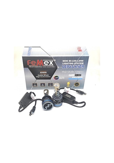 İve Mini Bi-led Femex H7 Pro Plus Excluscsp Lextar Chips 55w