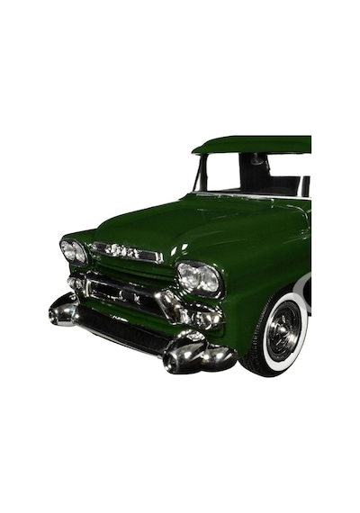 Motor Max Koleksiyon 1 / 24 Ölçek 1958 Gmc 100 Pickup Model Metal Araba Yeşil