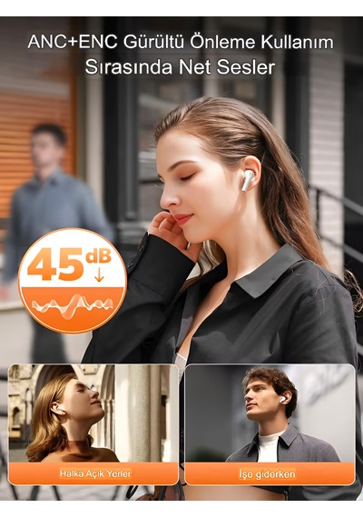 Deanb Modern Buds Bluetooth 5.4 Kulak İçi Kulaklık