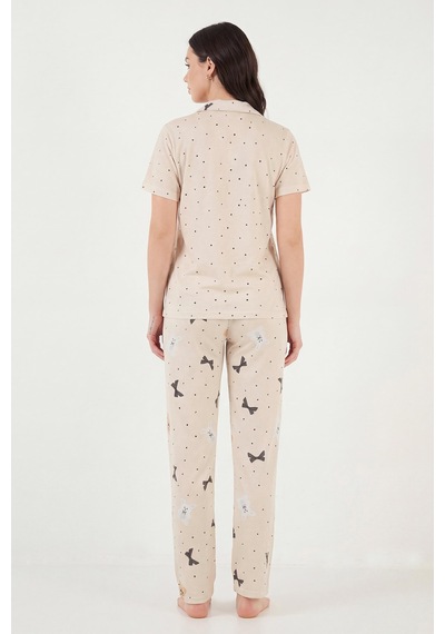 Lela Bayan Pijama Takımı 65770110 Bej
