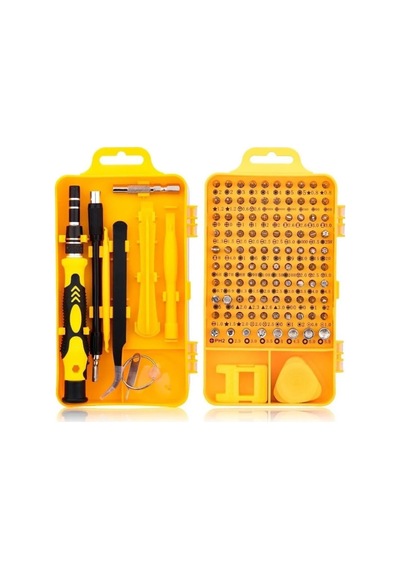 Hpy Pazar 115 Parça Hassas Tornavida Seti, Krom-vanadyum Çelik, Manyetik Uçlu, Telefon Pc Elektronik Tamir İçin