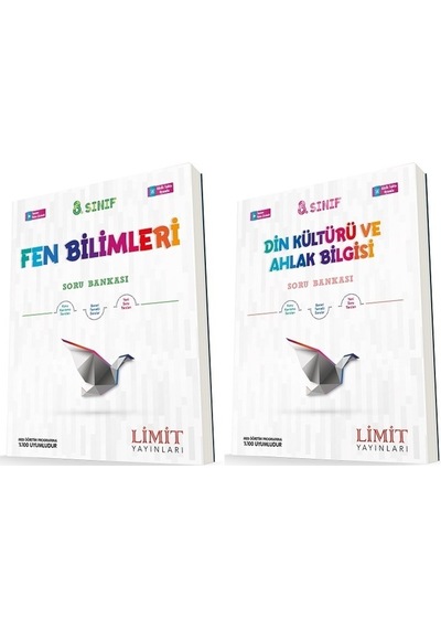Limit 8. Sınıf Fen Bilimleri + Din Soru Seti 2 Kitap 2023