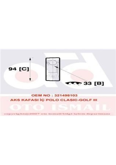 GKN GLANZER 302230 Aks Kafası Iç Golf IV Bora Polo Classıc Vento Caddy II / Cordoba Ibiza 1.6 Akl Aeh Aft 1.9 1Y