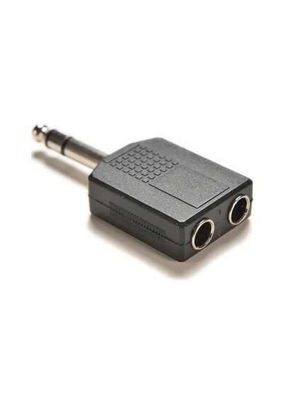 6.3 Mm Jack Çoğaltıcı 6.3 Mm Erkek 2x 6.3 Mm Dişi Jack Gitar Jack Çoğaltıcı